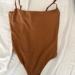 SKIMS Brown Bodysuit